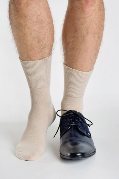 Regina Purista antibakteriální netlačící ponožky 39-42 tmavě šedý melanž