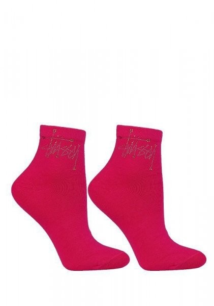 Moraj CSL500-015 Cyrkonie Dámské ponožky 35-38 pink