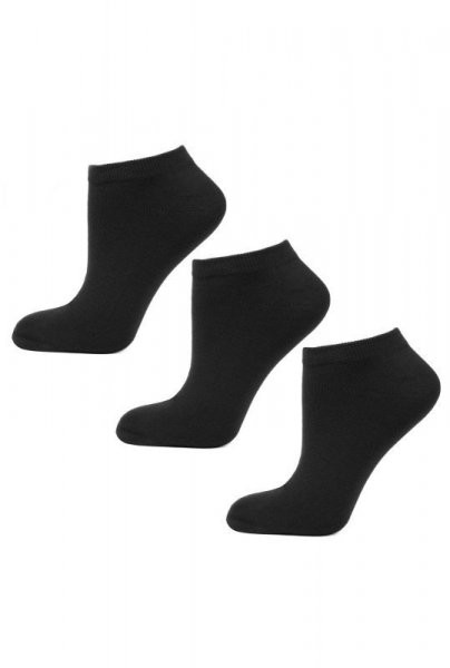 Moraj BSK200-003 Bambus A'3 Pánské kotníkové ponožky 43-45 černá