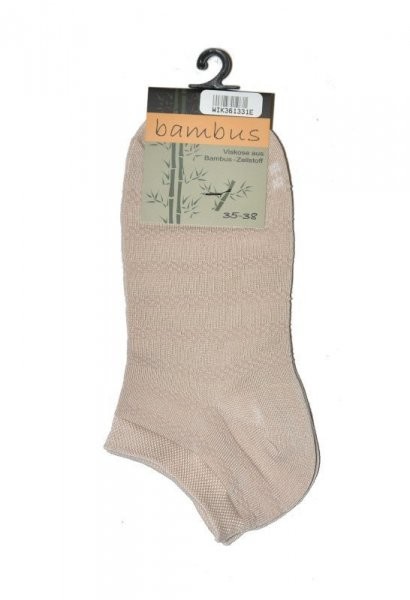 WiK 36133 Bambus Dámské kotníkové ponožky 39-42 béžová