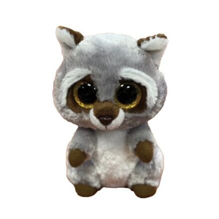 TY Beanie BOOS OAKIE, 15 cm - šedý mýval