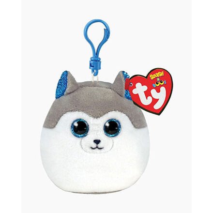 TY Squishy Beanies SLUSH, Clip 8,5 cm - husky