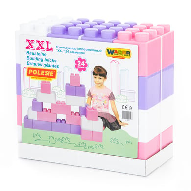 Wader Quality Toys XXL stavebnice 24 ks, Girls