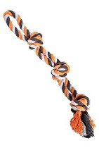 Hračka pes Přetahovadlo 3-uzly 450g/60cm HipHop 1ks Sleva 10%