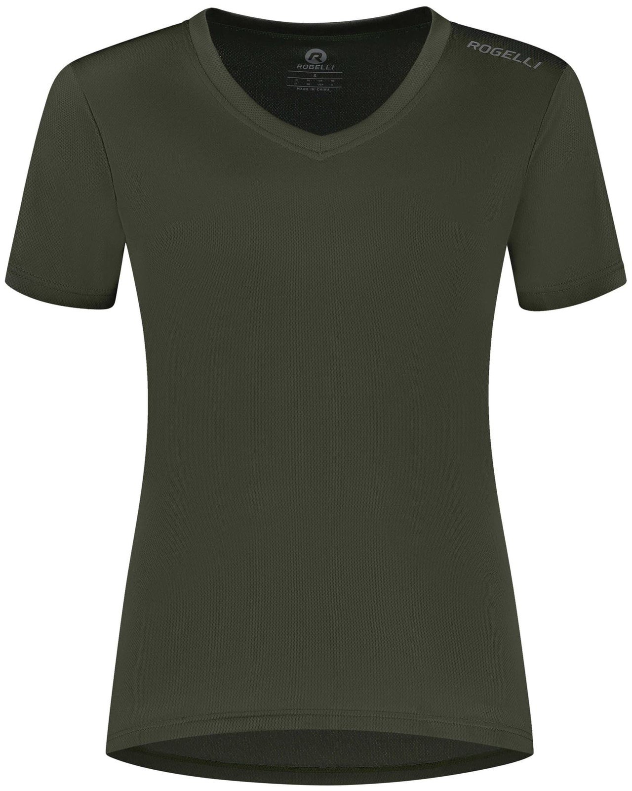 Dámské funkční triko Rogelli PROMOTION Lady, khaki S