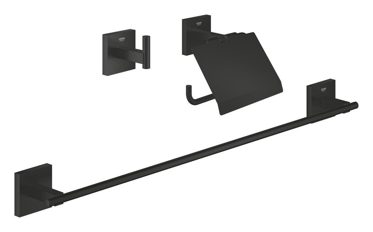 Sada doplňků Grohe Start Cube černá mat 411242430