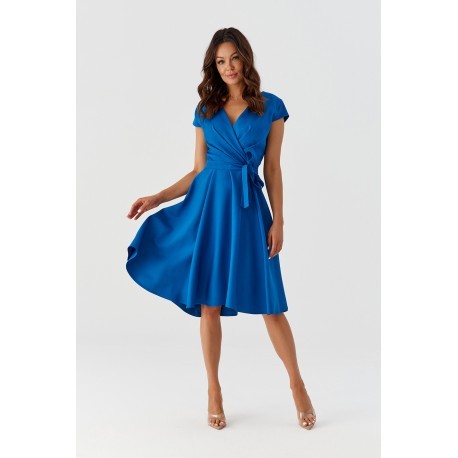 Dámské společenské šaty AMANDA modré, Velikost 48, Barva Modrá BF 252