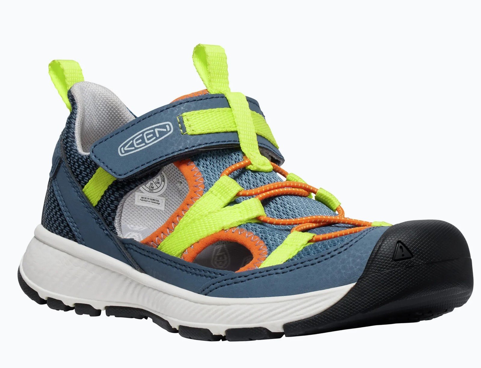 Keen MOTOZOA SANDAL YOUTH vintage indigo/scarlet ibis Velikost: 32/33