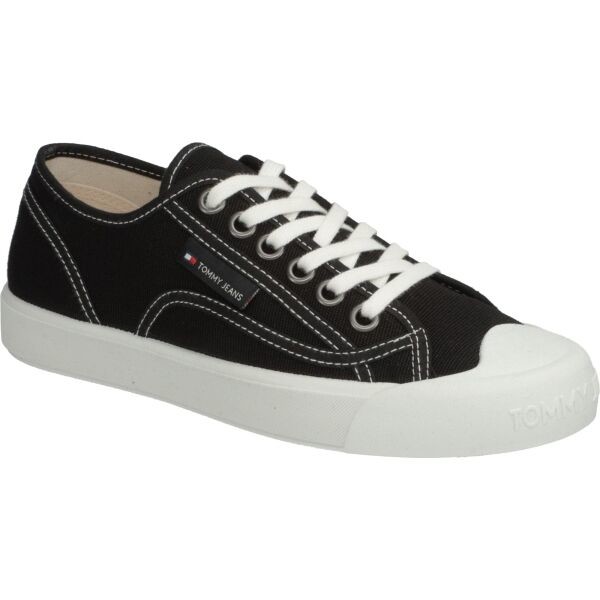 Tommy Hilfiger TJW FOXING SNEAKER CANVAS Dámské tenisky, černá, velikost