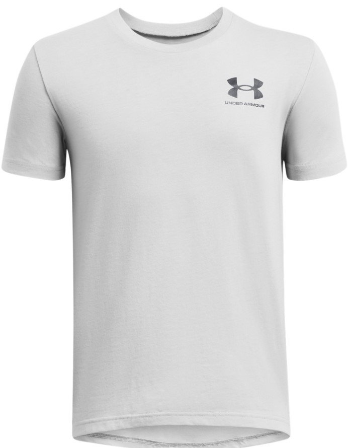 Triko Under Armour UA B SPORTSTYLE LEFT CHEST SS-GRY