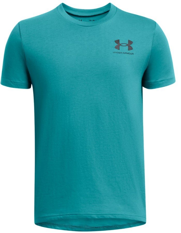 Triko Under Armour UA B SPORTSTYLE LEFT CHEST SS-BLU