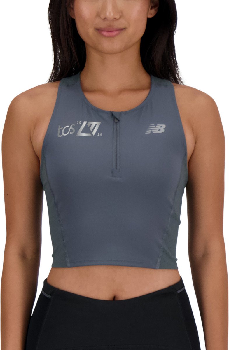 Tílko New Balance London Edition Race Day Fitted Sleek Tank