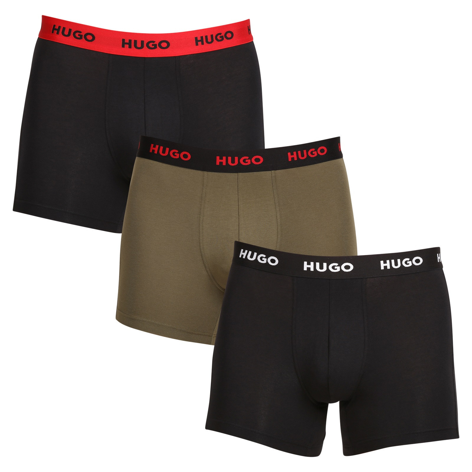 3PACK pánské boxerky Hugo Boss vícebarevné (50503079 972) XXL