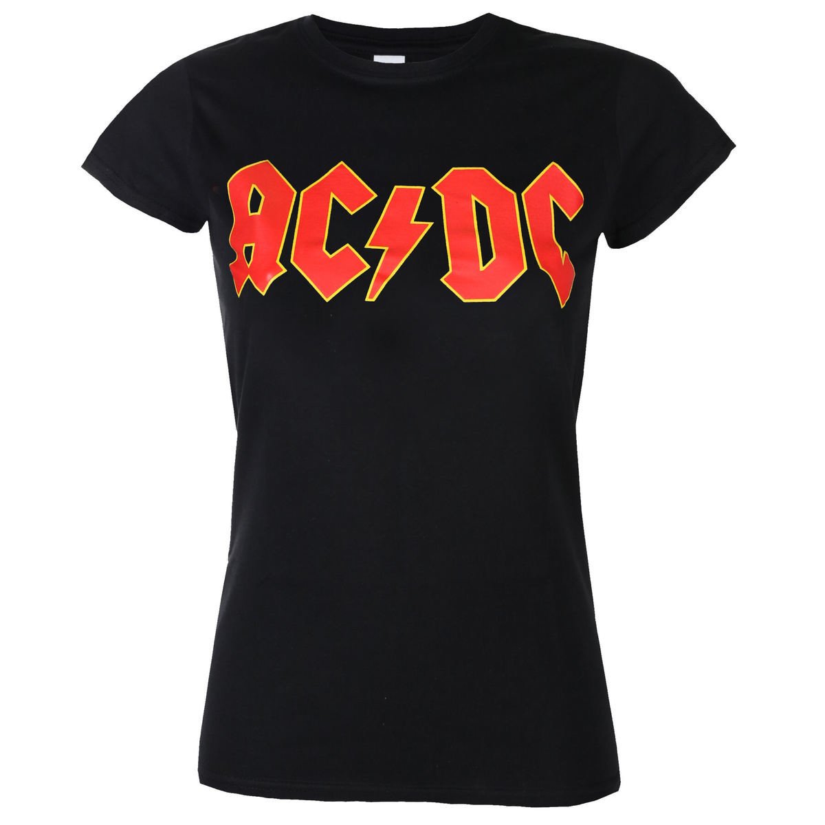 Tričko metal dámské AC-DC - Logo - ROCK OFF - ACDCTSP02LB S