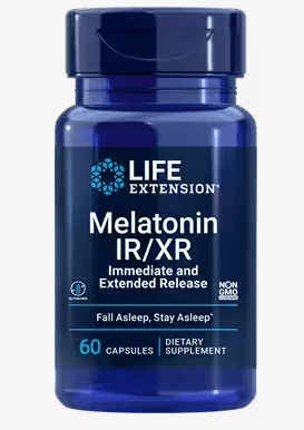 Life Extension Melatonin IR/XR, 60 kapslí