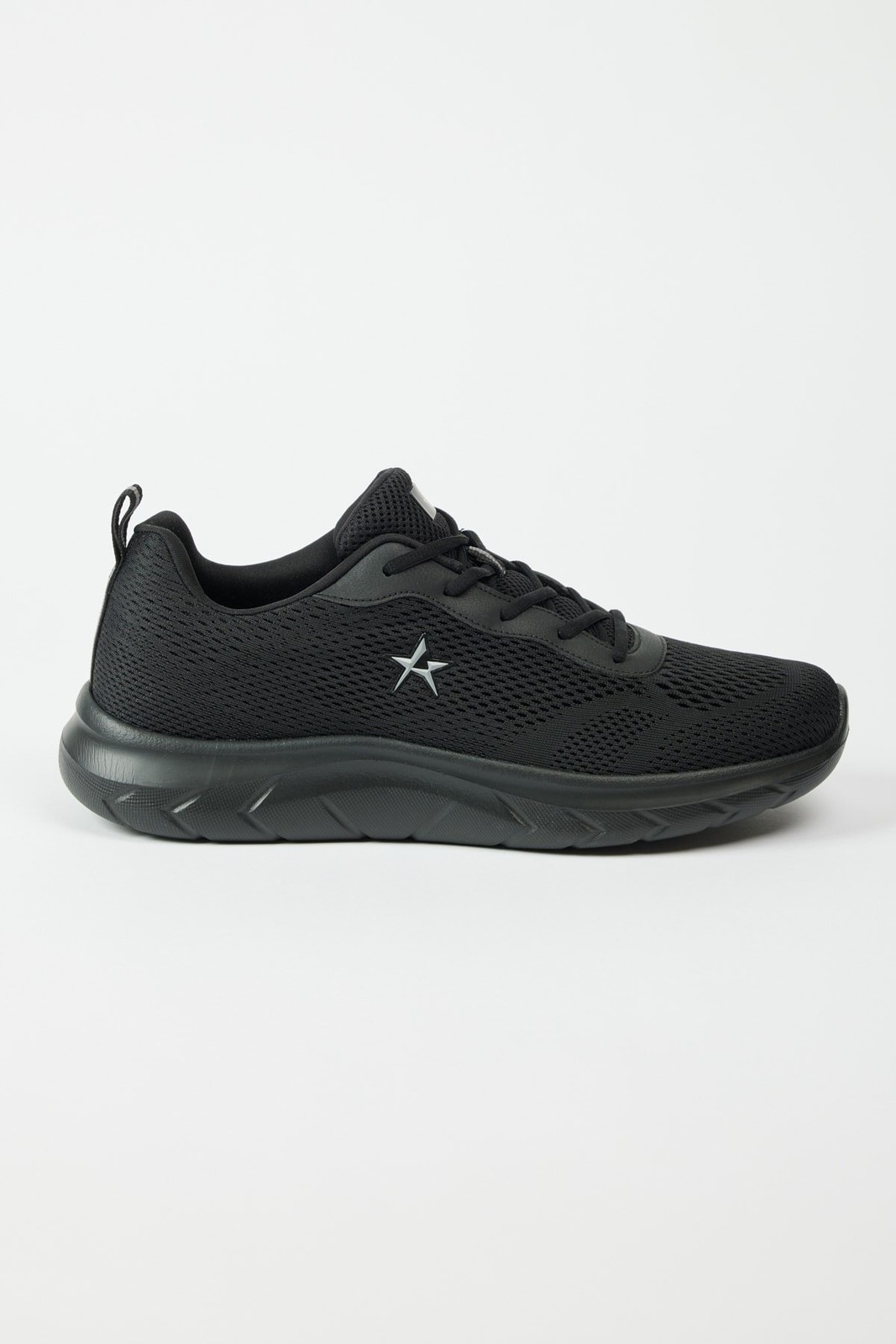 ALTINYILDIZ CLASSICS Men's Black Comfortable Sole Sneaker Sports Shoes