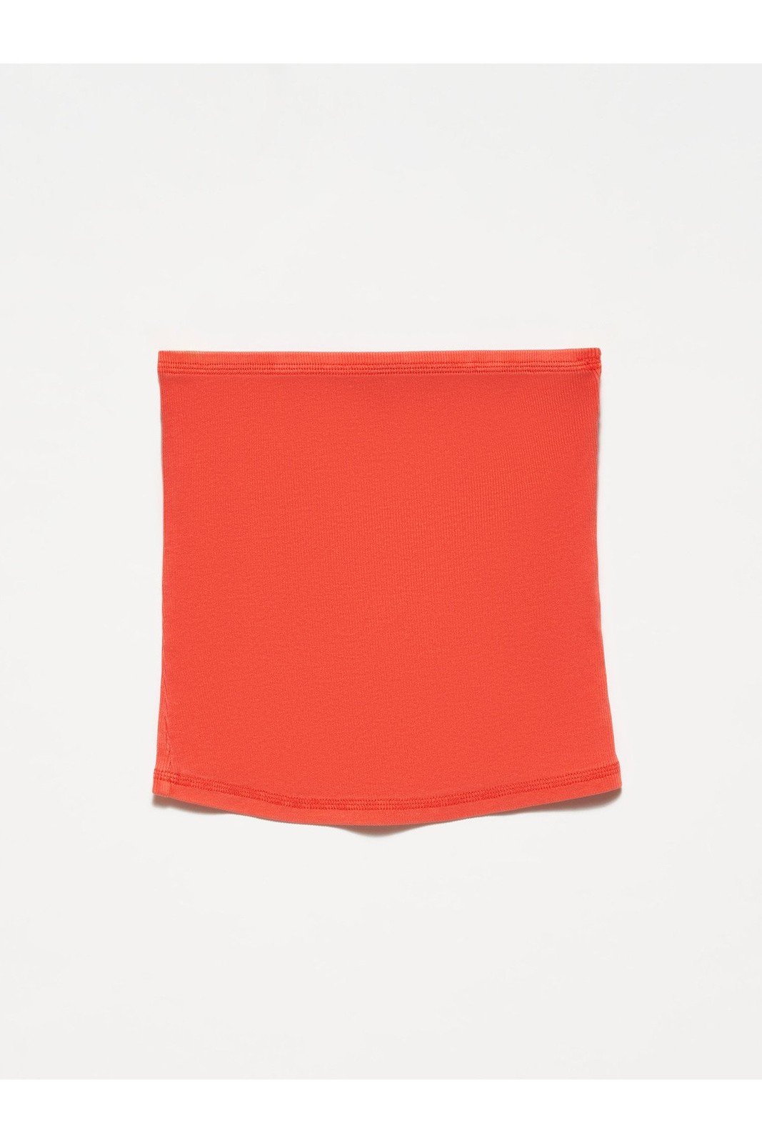 Dilvin 20674 Washed Crop Top-Red