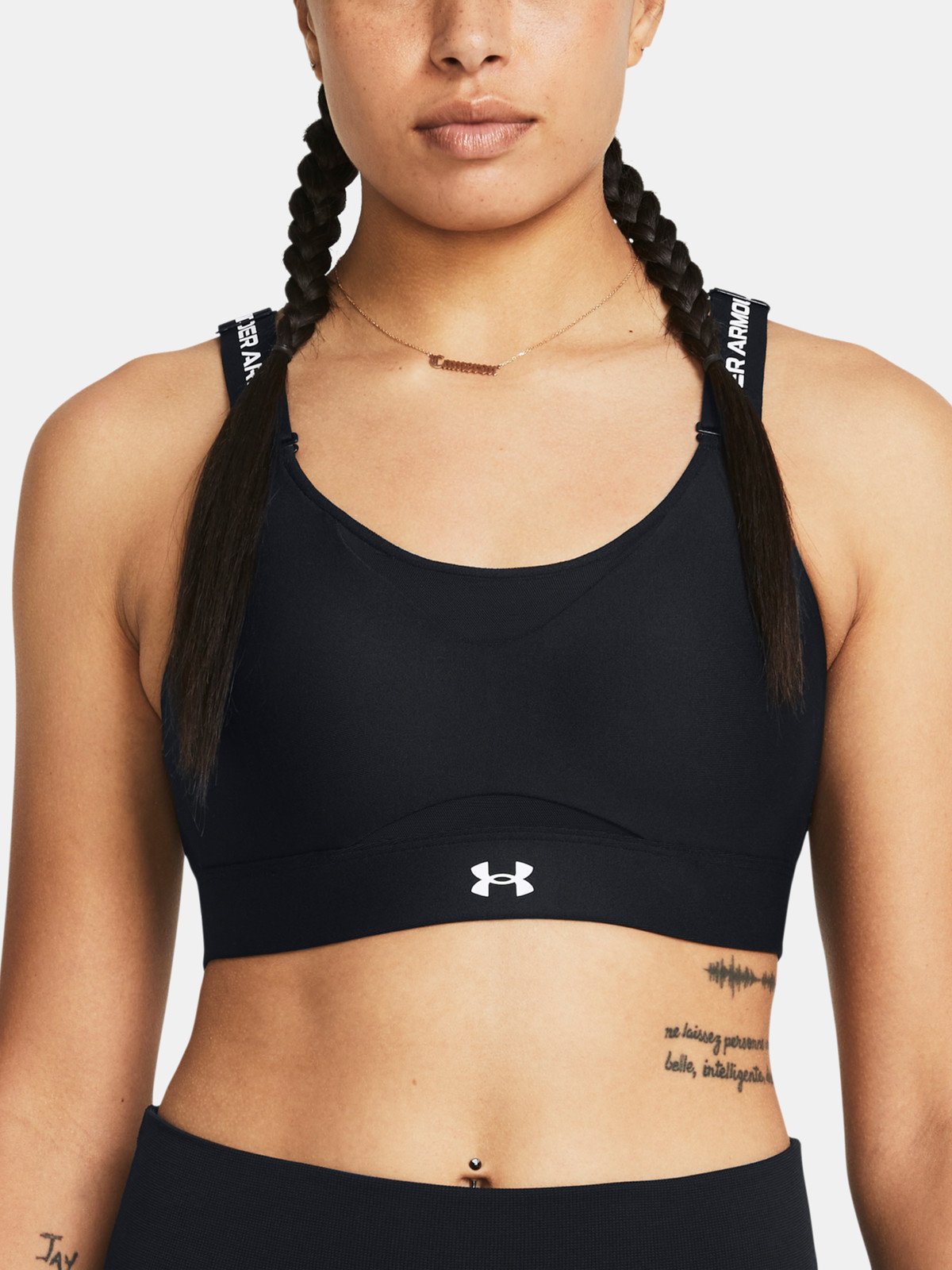 Under Armour Podprsenka UA Infinity High 2.0 Bra-BLK - Dámské