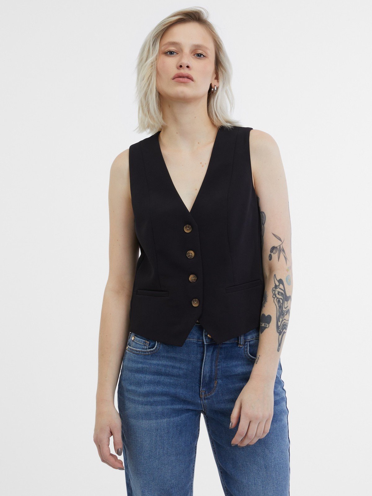 Orsay Černá dámská vesta - Dámské