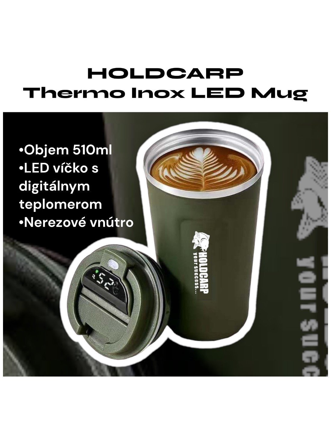 Holdcarp - Thermo hrnek s LED Thermo Inox LED Mug