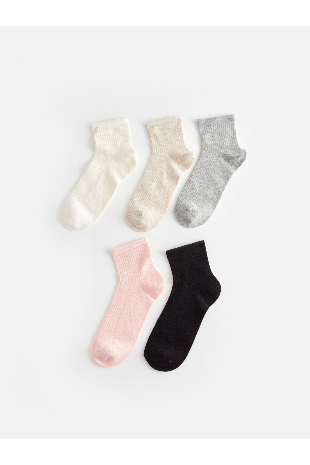 LC Waikiki 5-Pack Women's Flat Socks