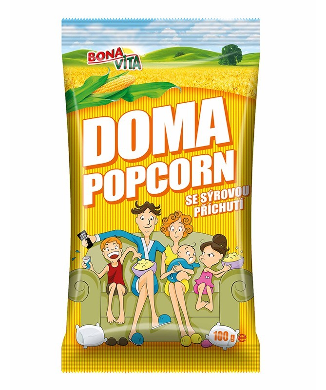 Bonavita Popcorn do mikrovlnky sýrový 90 g