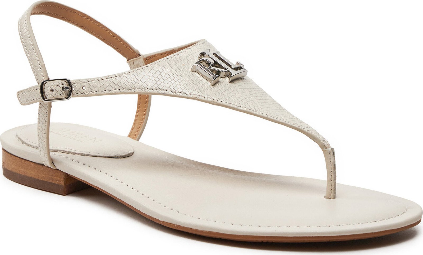 Sandály Lauren Ralph Lauren 802935549002 Soft White