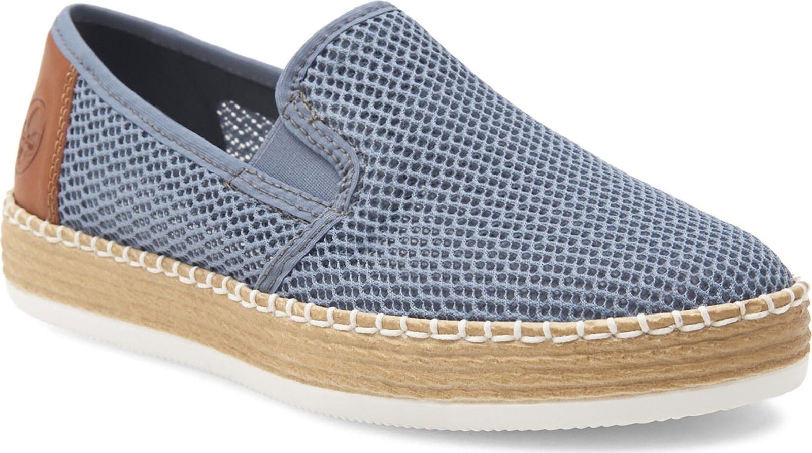 Espadrilky Rieker L7873-12 Modrá