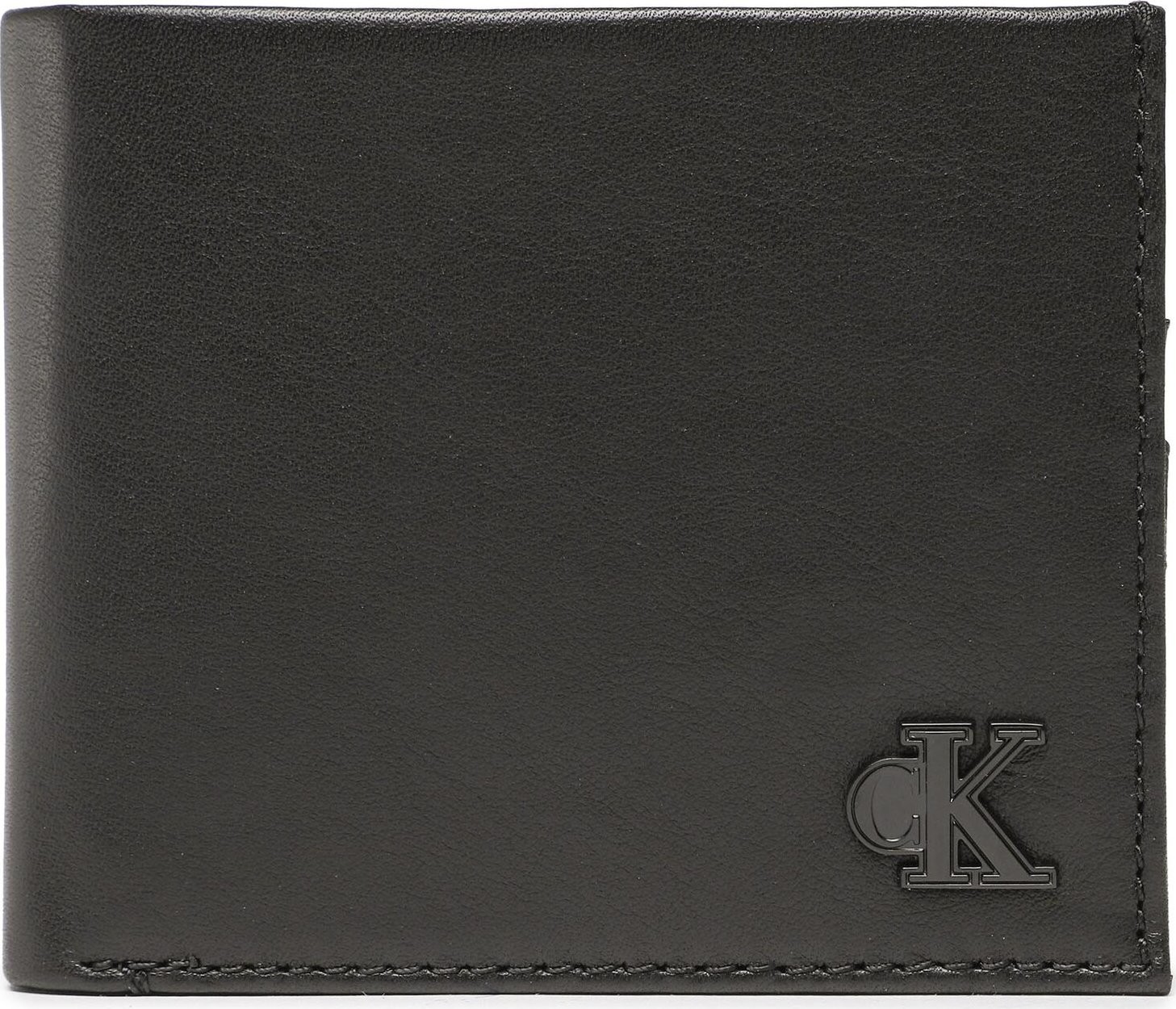 Velká pánská peněženka Calvin Klein Logo Hardware Bifold/W Coin K50K510439 BDS