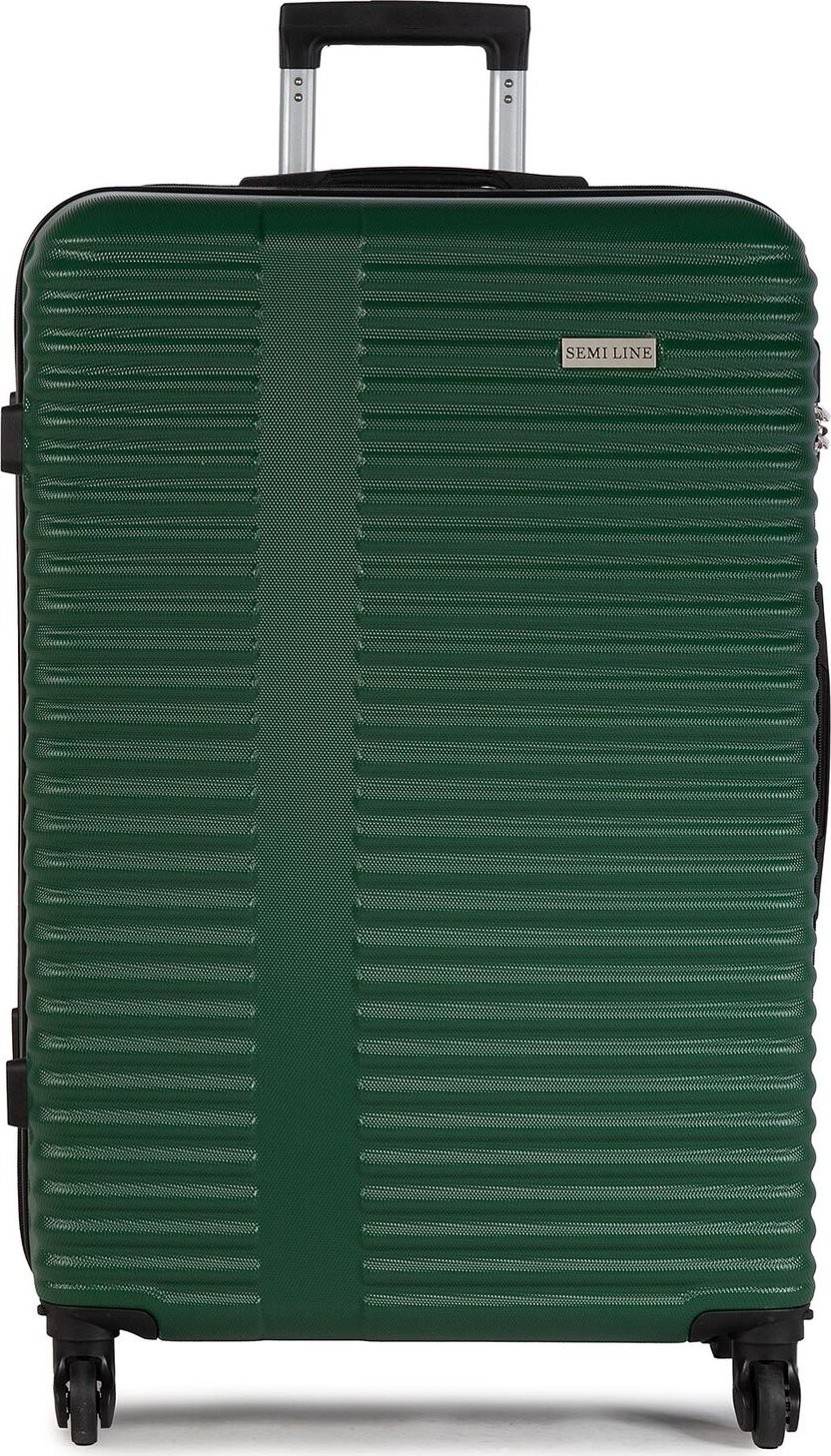 Velký kufr Semi Line T5521-9 Zelená