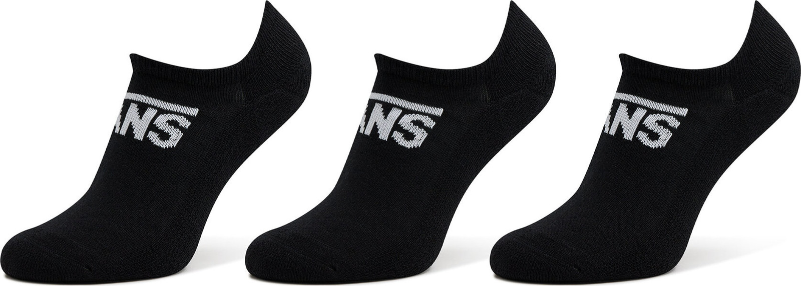 Sada 3 párů pánských ponožek Vans Classic Kick VN000F0ZBLK1 Black