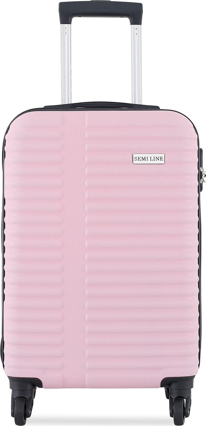 Kabinový kufr Semi Line T5645-2 Růžová
