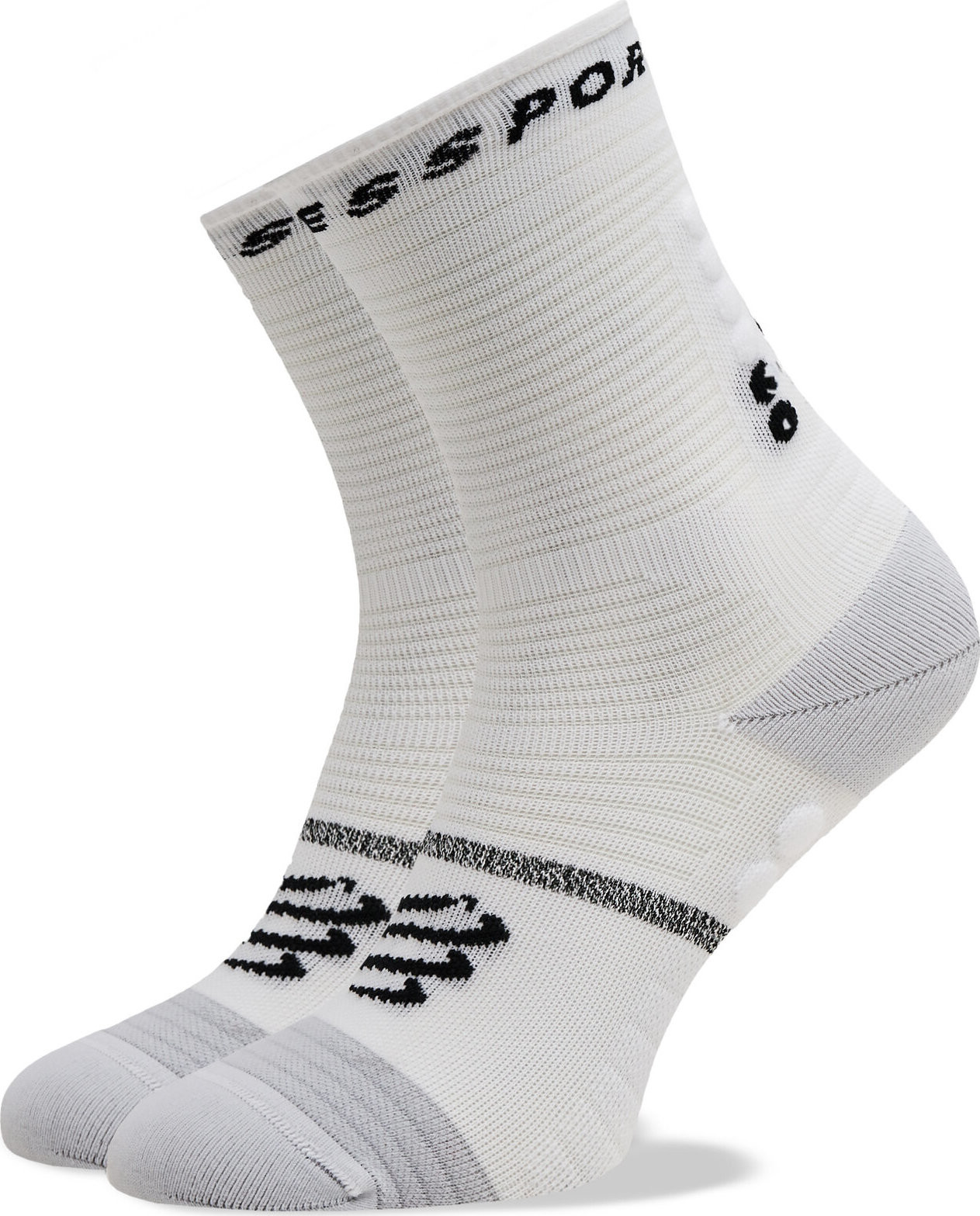 Klasické ponožky Unisex Compressport Pro Marathon V 2.0 SMCU3780002 White/Black