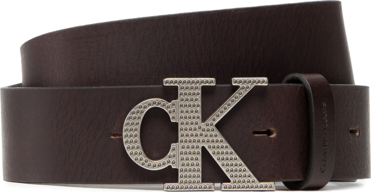 Pánský pásek Calvin Klein Jeans Perf Mono Hardware Belt 35mm K50K508894 BAP