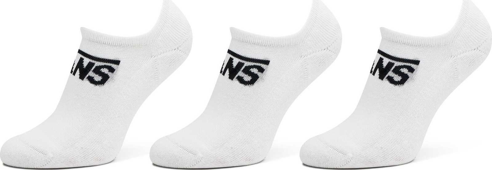 Sada 3 párů pánských ponožek Vans Classic Kick VN000F0ZWHT1 White