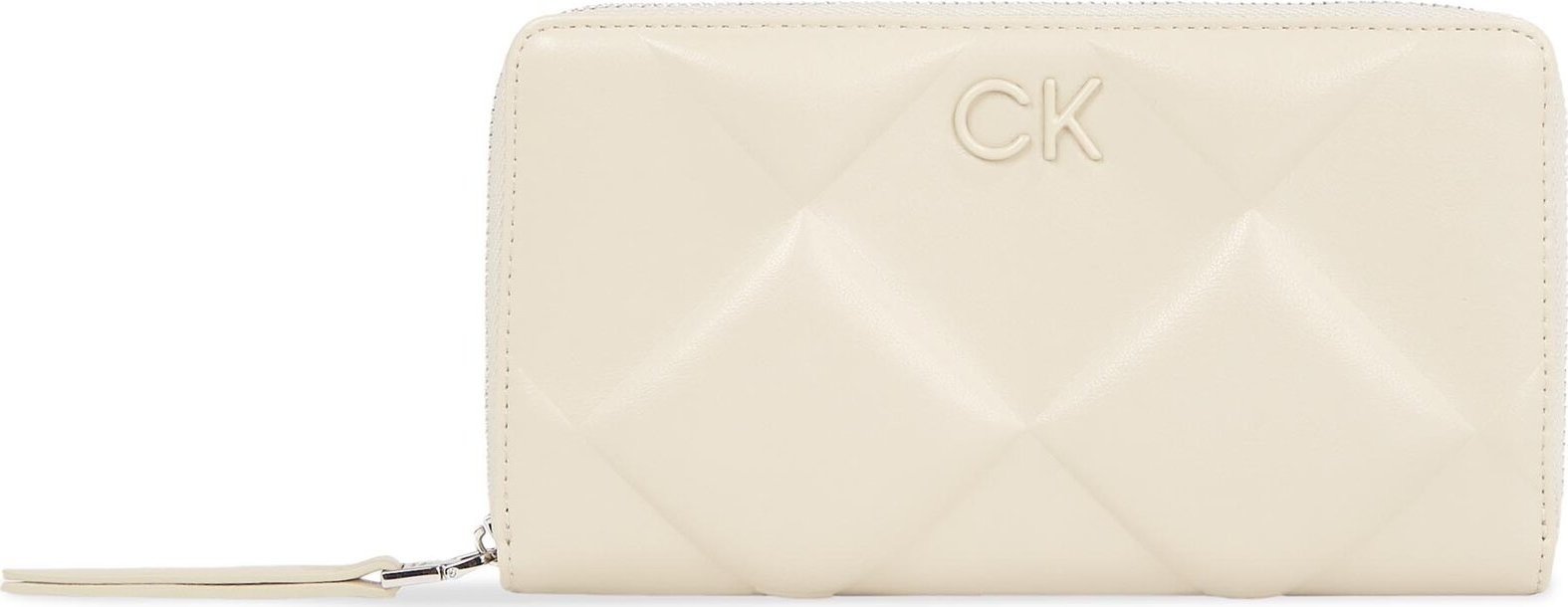 Velká dámská peněženka Calvin Klein Quilt K60K611782 Stoney Beige PEA