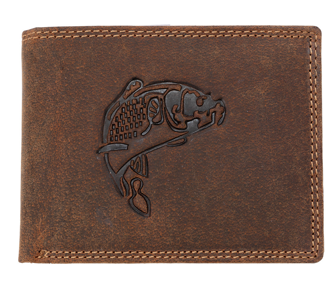 Kožená peněženka Wild s kaprem