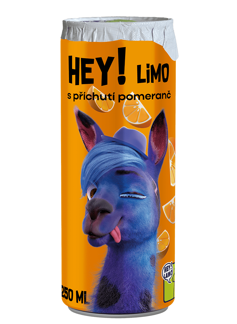 HEY! LIMO pomeranč 250 ml