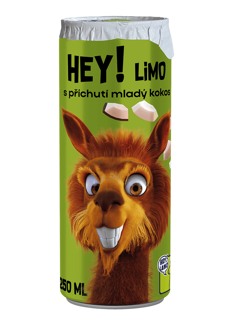 HEY! LIMO mladý kokos 250 ml