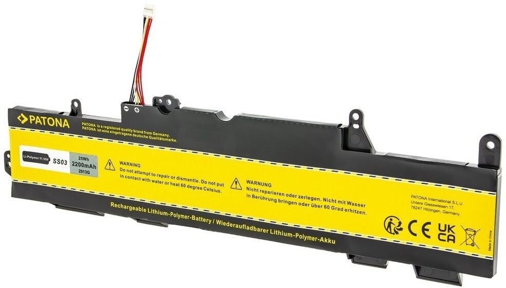 PATONA baterie pro HP 840 G5/G6, 2200mAh, Li-Pol, 11,55V, SS03XL - PT2913