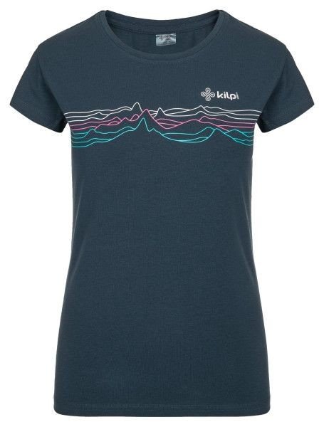 Kilpi Dámské bavlněné tričko TOFFEES-W TMAVĚ MODRÁ Velikost: 34, DBL