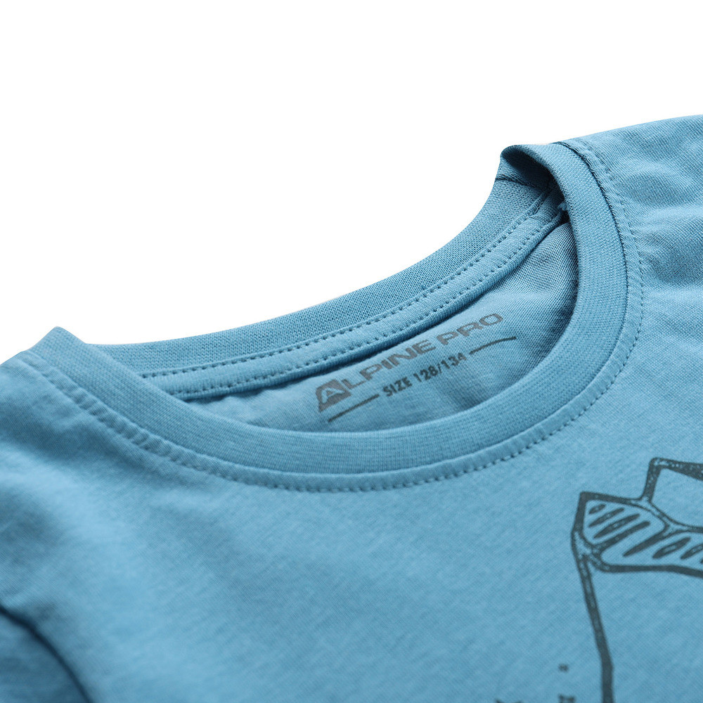 ALPINE PRO Dětské triko z organické bavlny NATURO navagio bay varianta pc 104-110, 104/110
