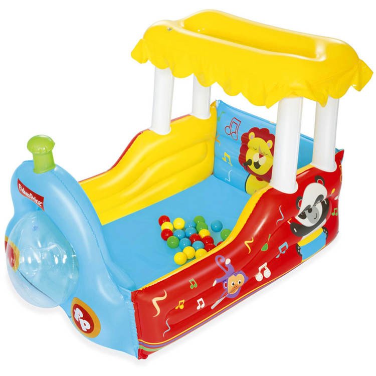 mamido Bestway nafukovací lokomotiva Fisher Price 93537