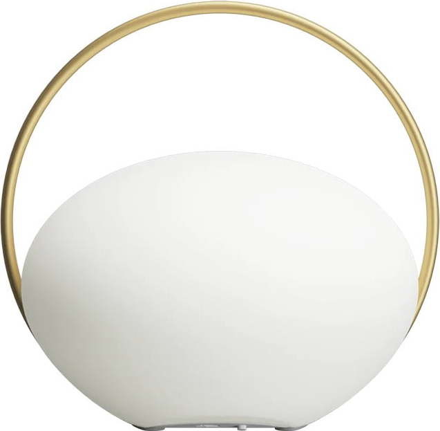 Bílá LED stmívatelná stolní lampa (výška 19 cm) Orbit – UMAGE