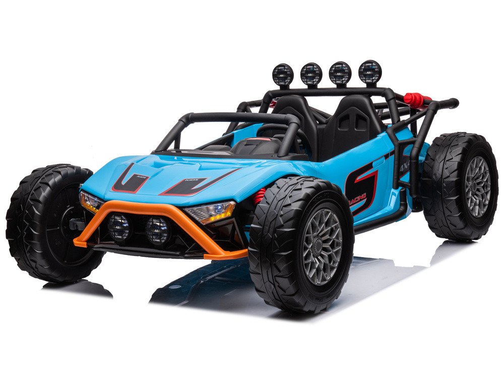 mamido Elektrické autíčko Buggy Racing 2x200W 24V modré