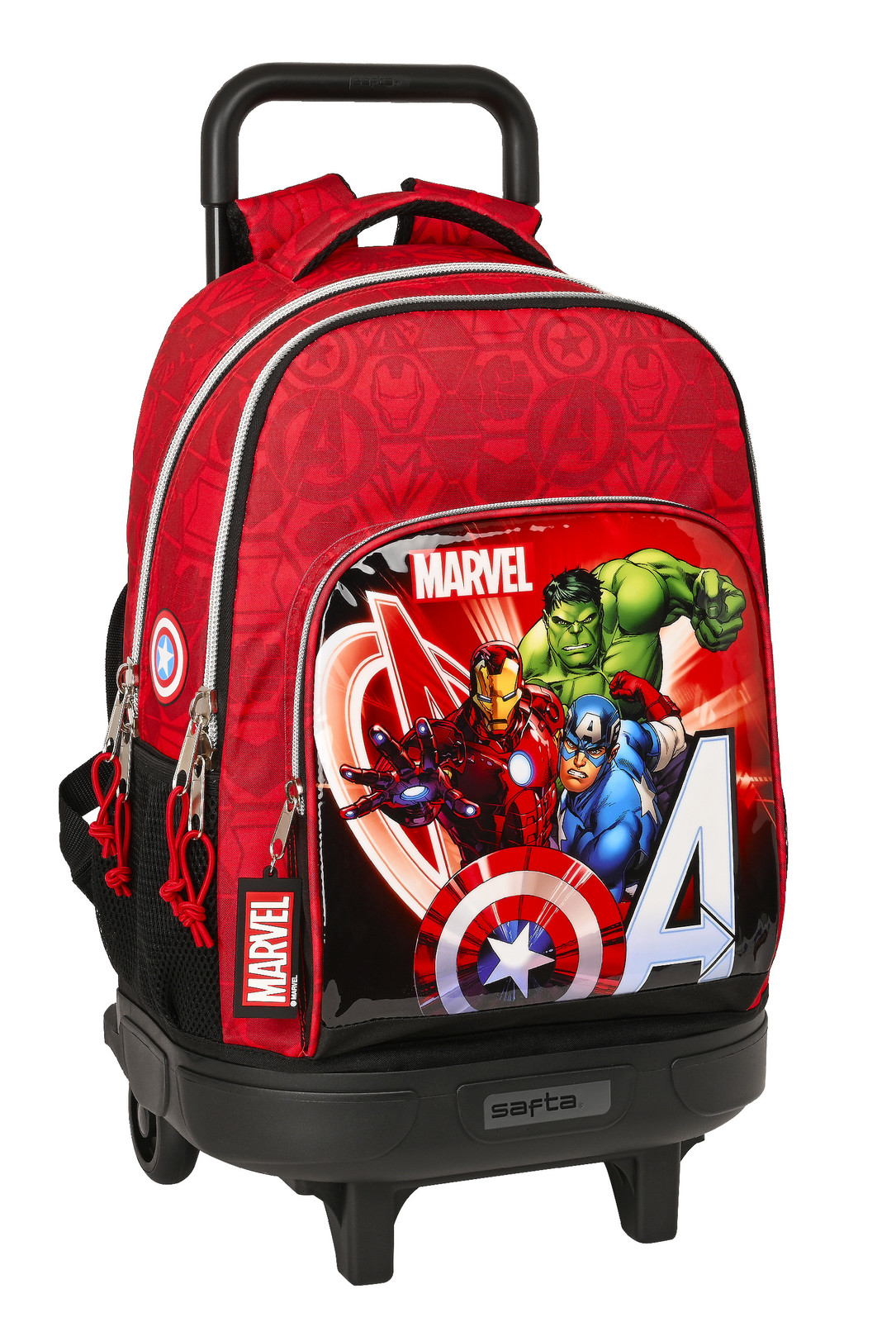 SAFTA Školní batoh na kolečkách Marvel Avengers 32L