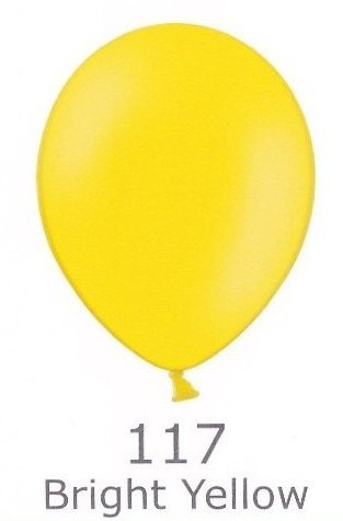 Balónek tmavě žlutý průměr 27 cm BELBAL