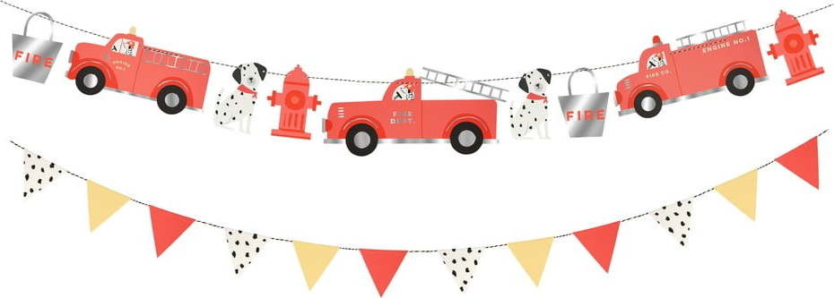 Girlanda Fire Truck – Meri Meri