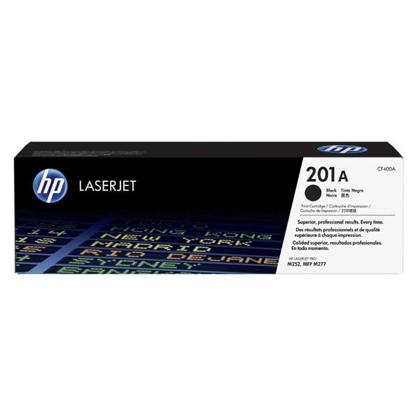 HP originál toner CF400A, HP 201A, black, 1420str., 750g