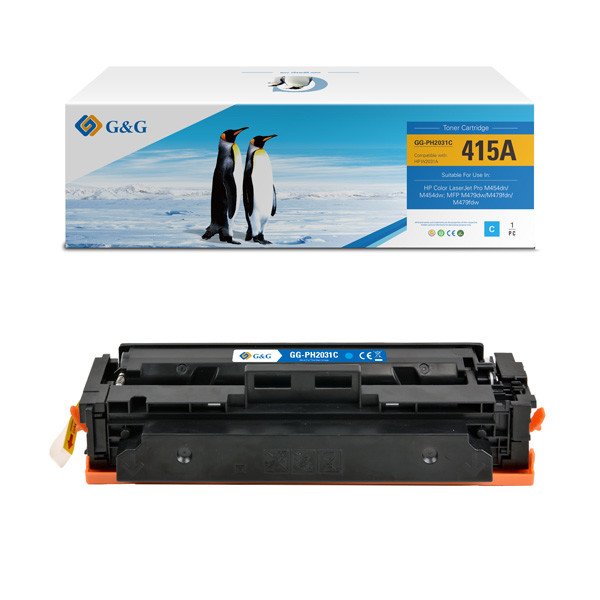 G&G kompatibil. toner s HP W2031A, NT-PH2031C, HP 415A, cyan, 2100str.